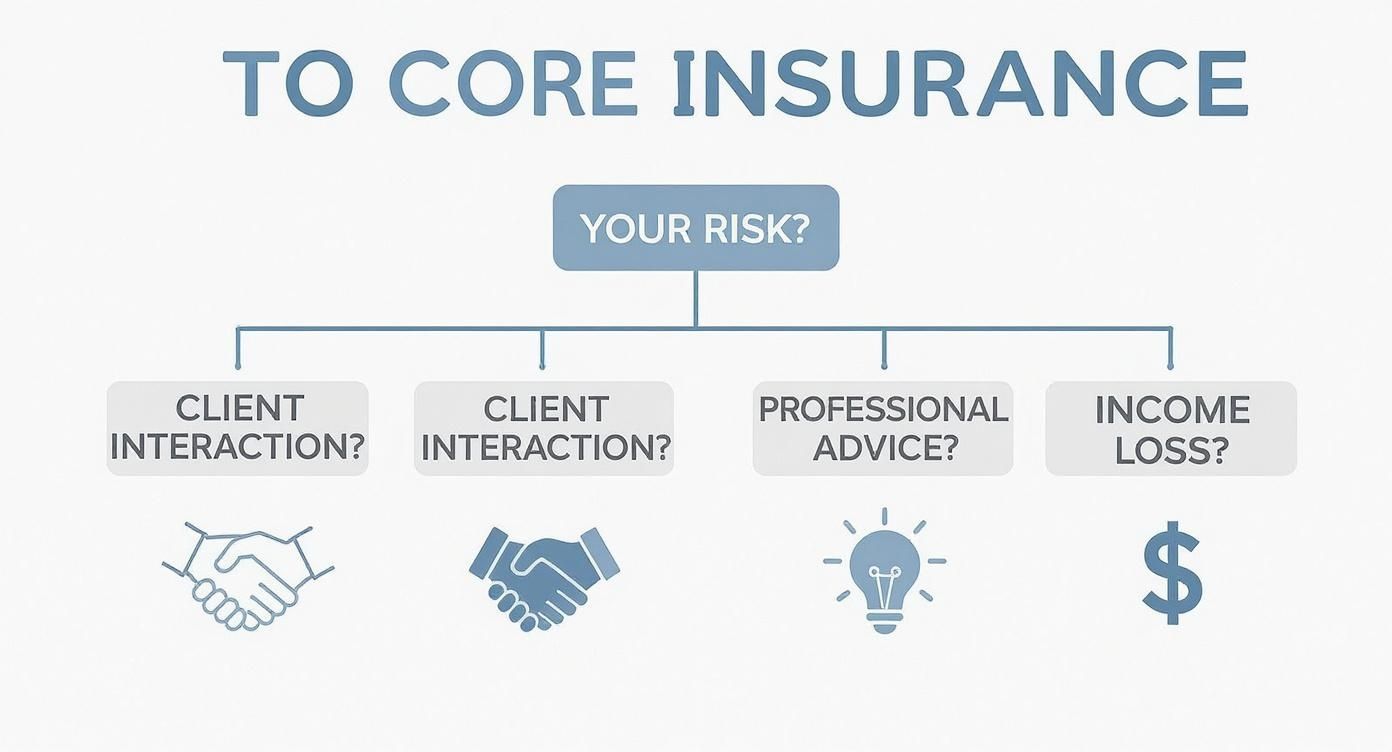 Infographic about best insurance for self employed