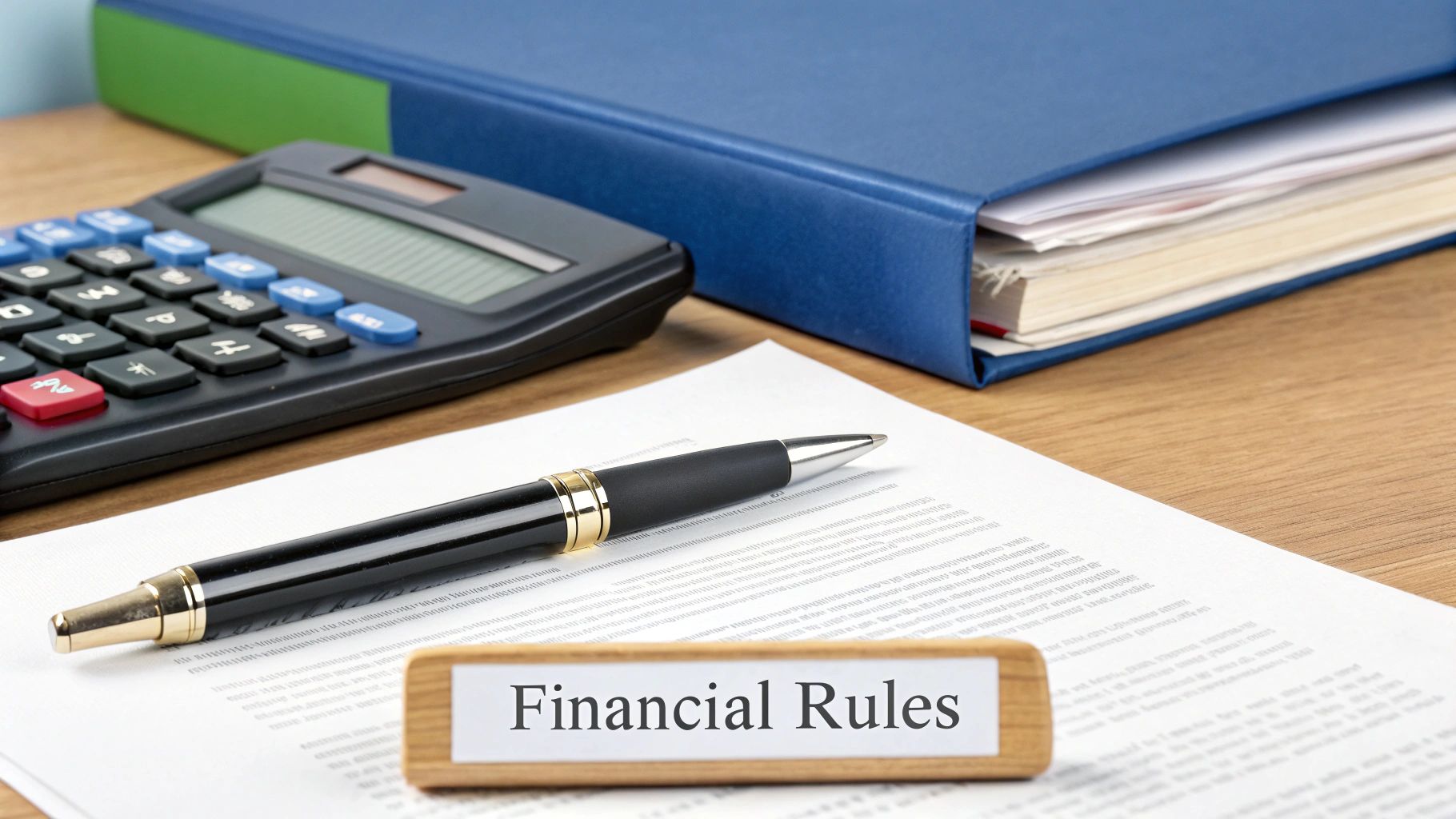 Woman looking at financial documents and a laptop, appearing to calculate her eligibility.