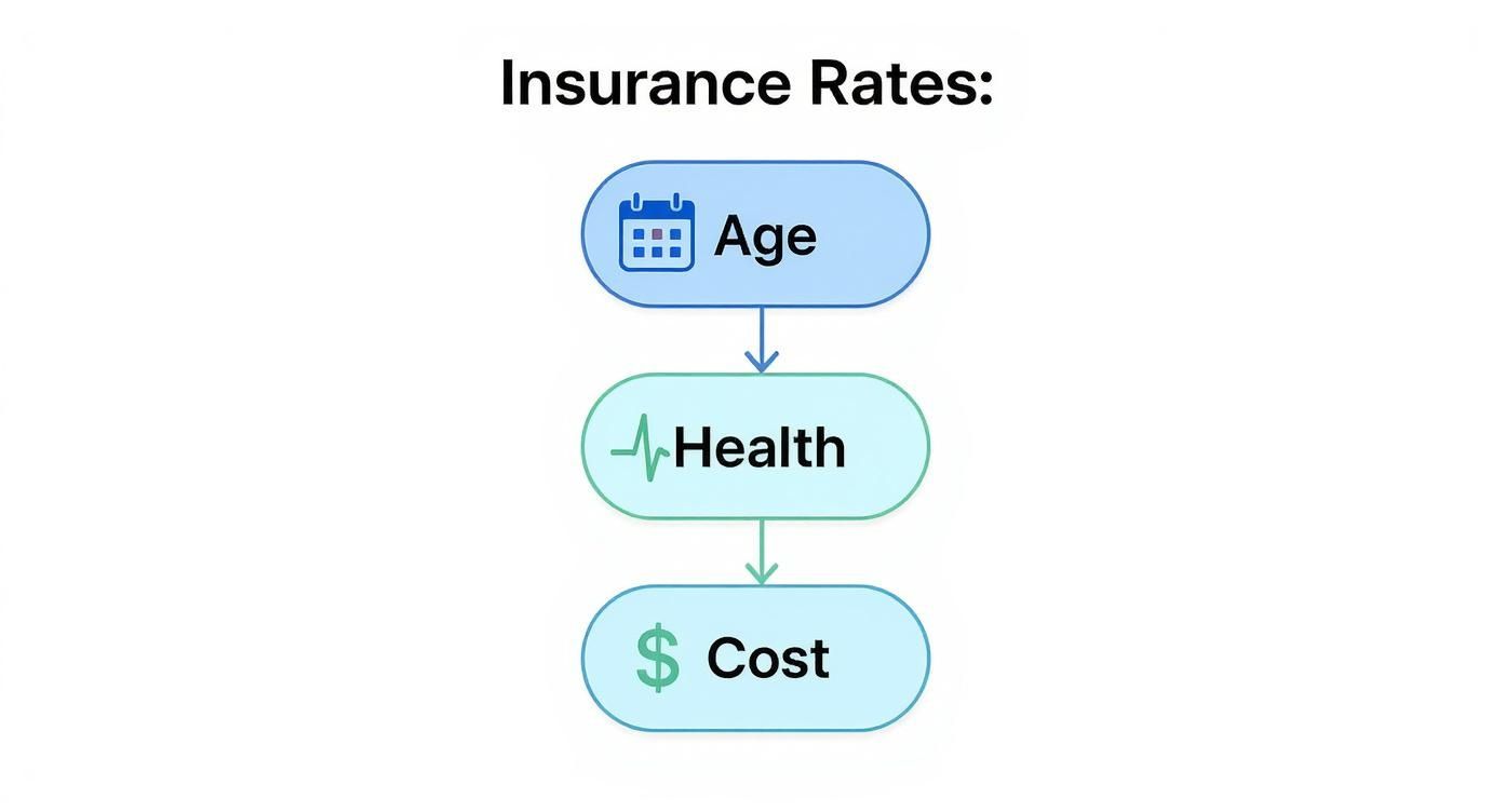 Infographic about when to buy life insurance