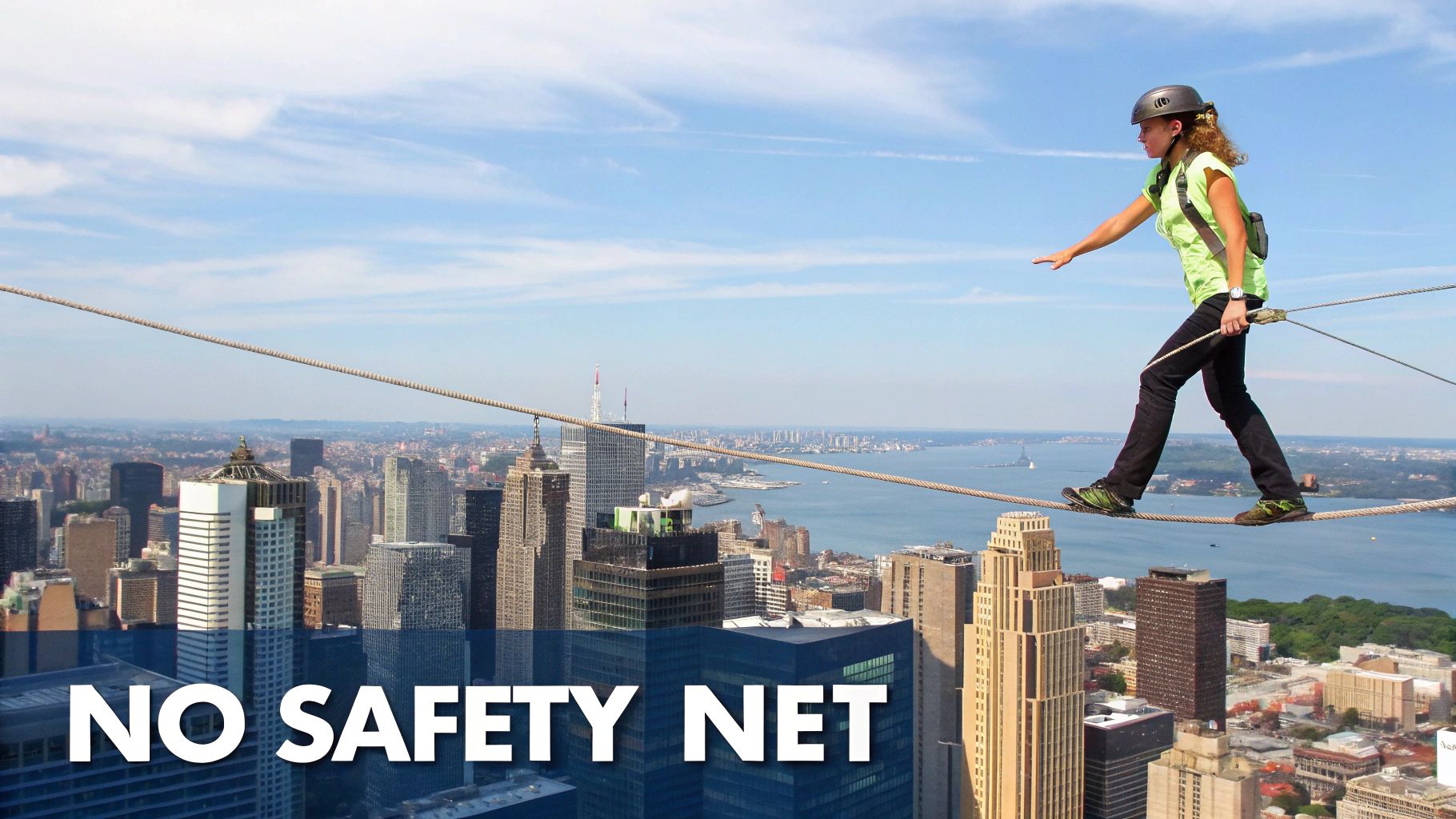 A person looking thoughtfully at a calendar, representing planning for the gap between jobs.