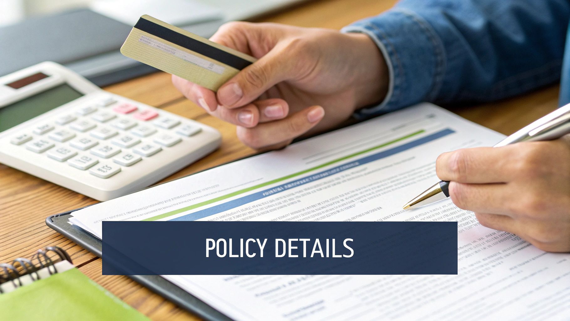 A close-up of an insurance card showing various numbers and information.