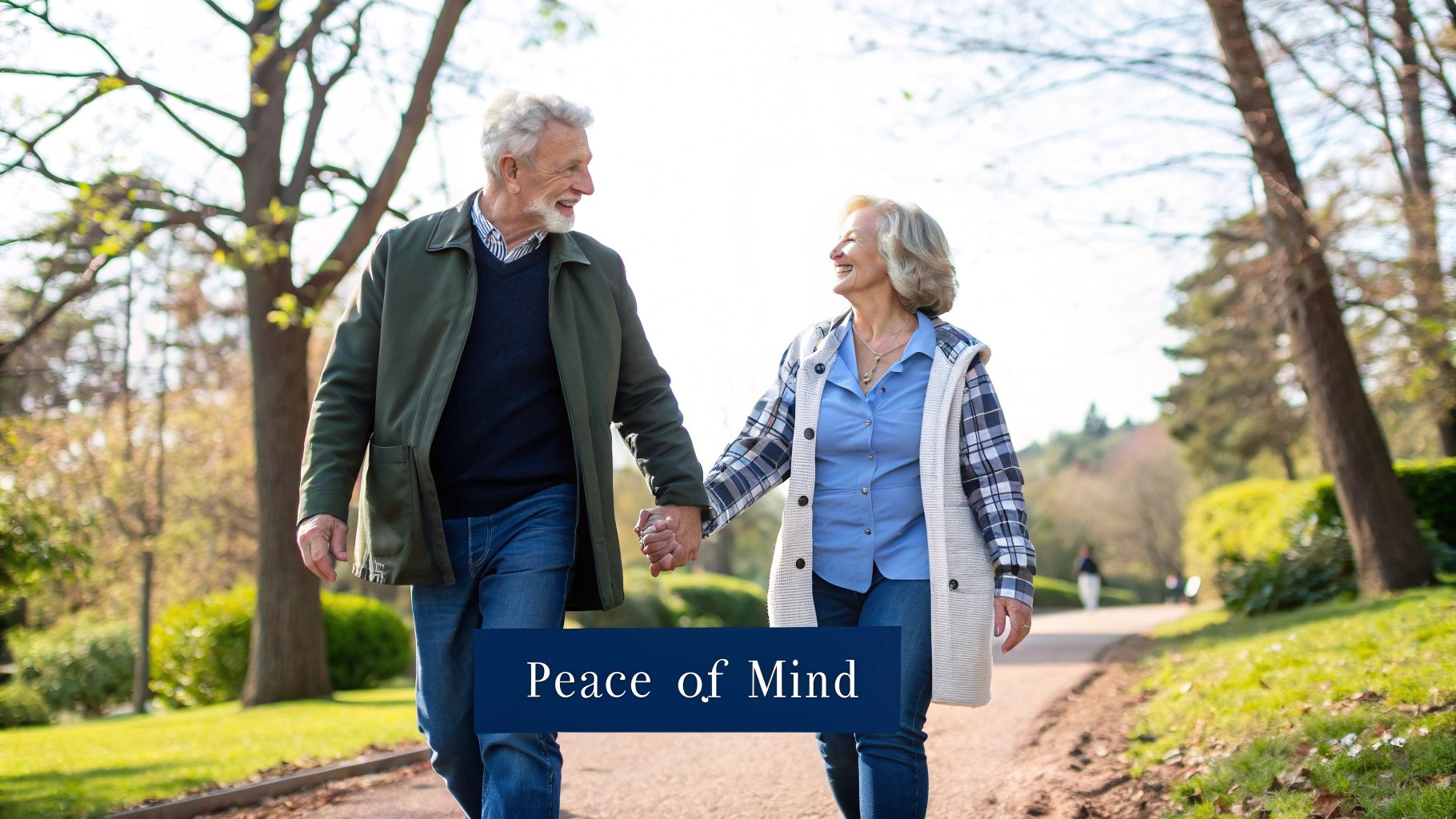 Three generations of a family smiling together, representing the peace of mind that final expense insurance can provide.