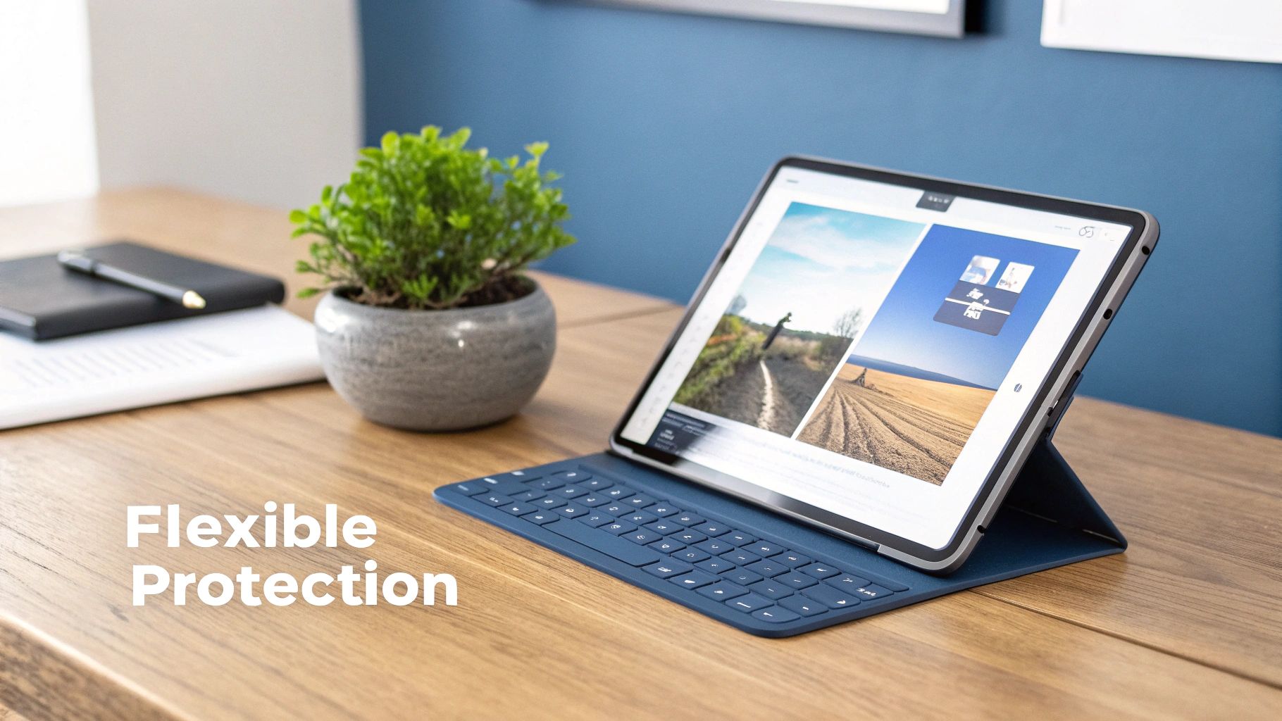 A person adjusting settings on a futuristic digital dashboard, symbolizing the flexibility of Universal Life insurance.