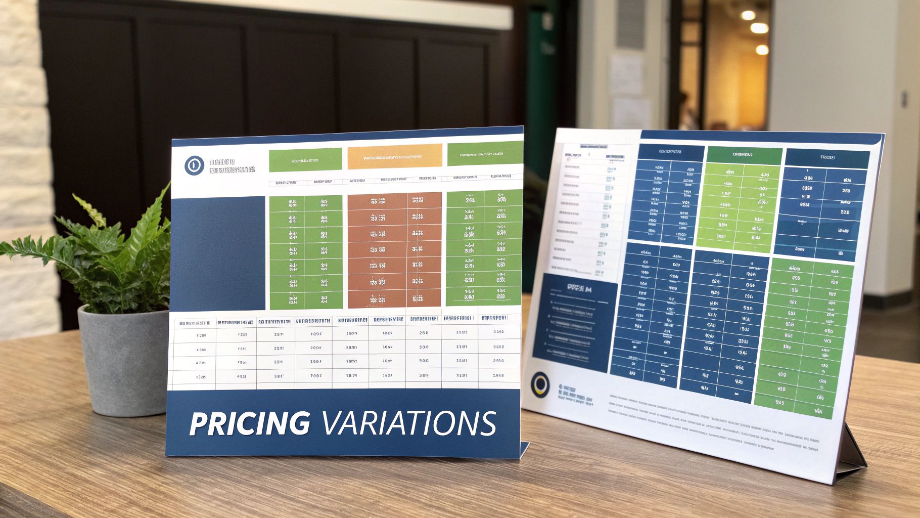 A magnifying glass hovering over complex charts and graphs, symbolizing the actuarial analysis of insurance riders.