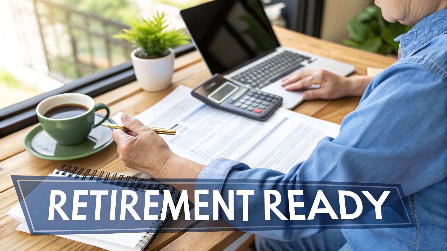 A golden egg in a nest, symbolizing a retirement fund.