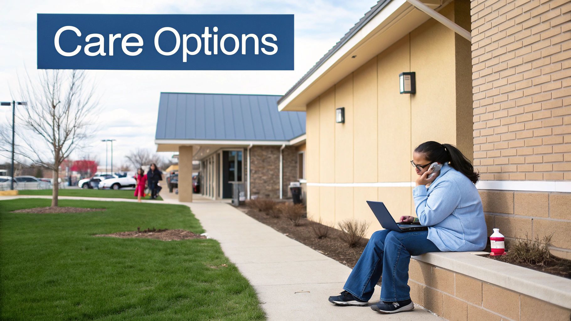 A person on the phone negotiating a medical bill