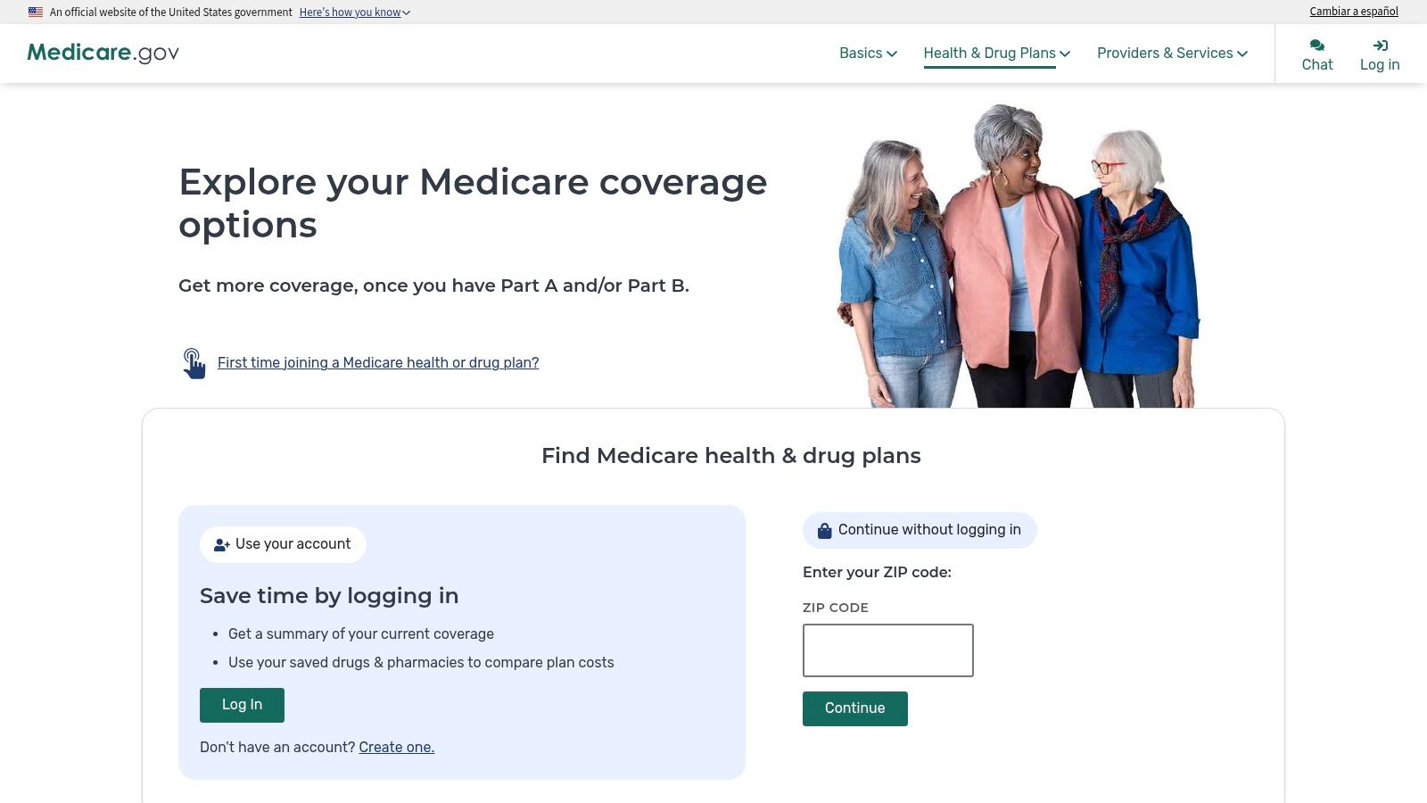 Medicare.gov Plan Finder