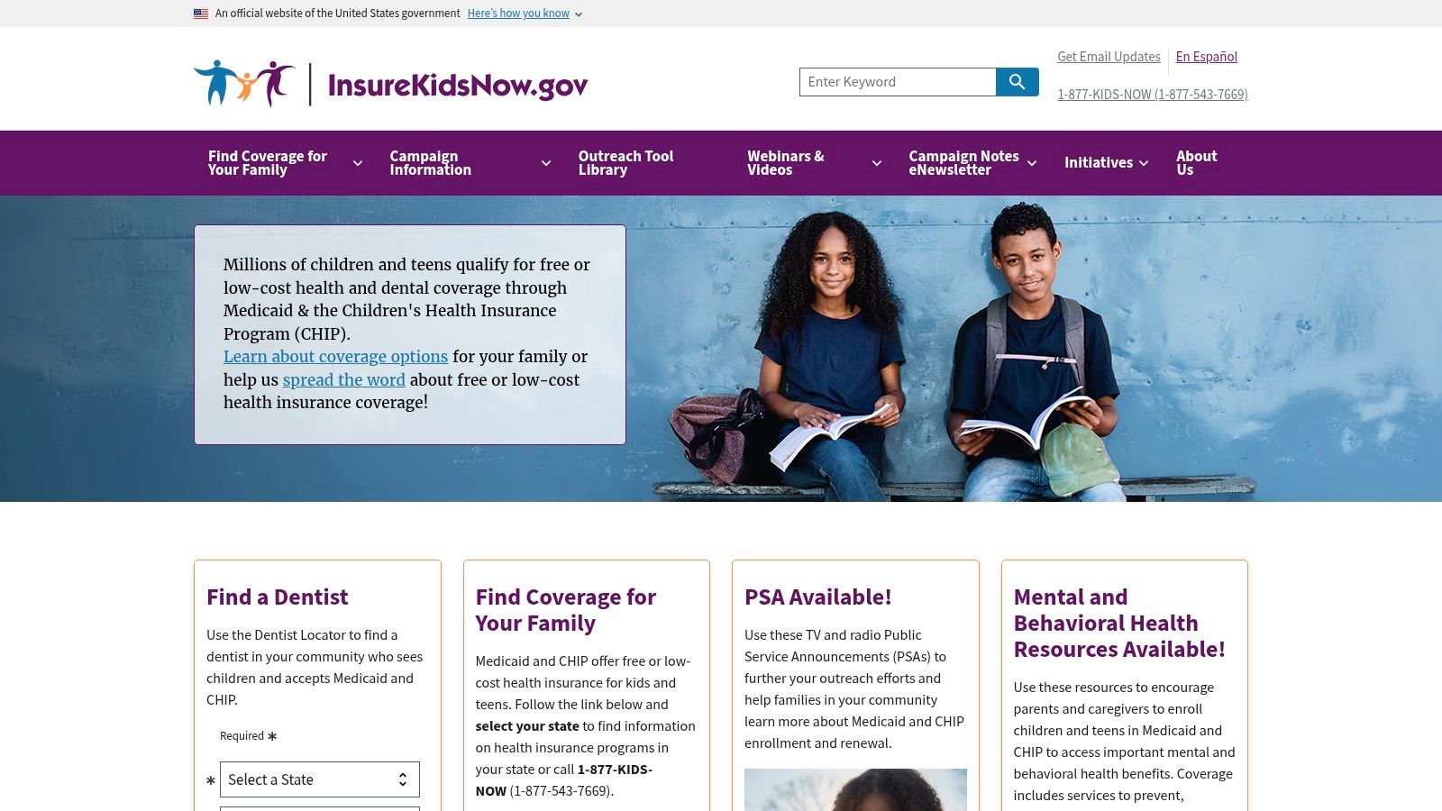 InsureKidsNow.gov