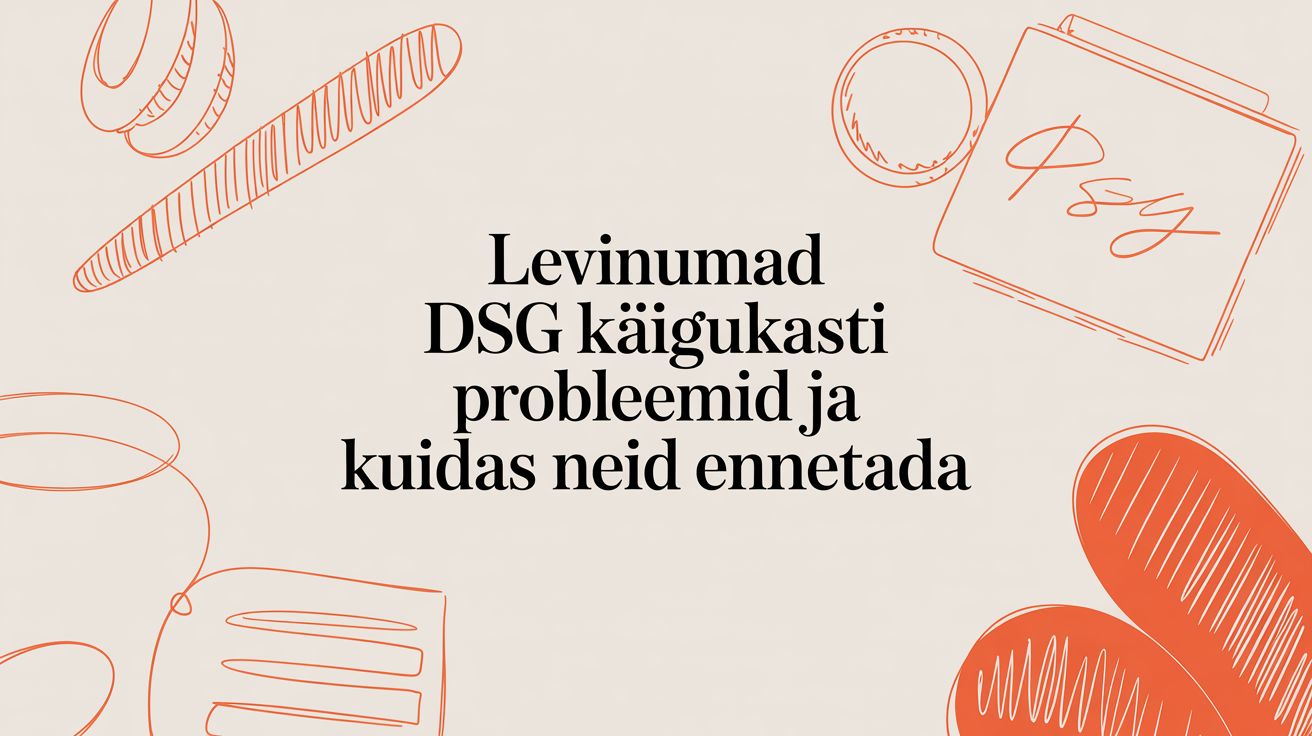Levinumad DSG käigukasti probleemid ja kuidas neid ennetada