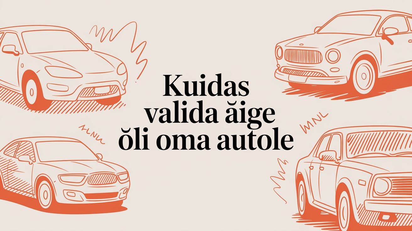 Kuidas valida õige õli oma autole