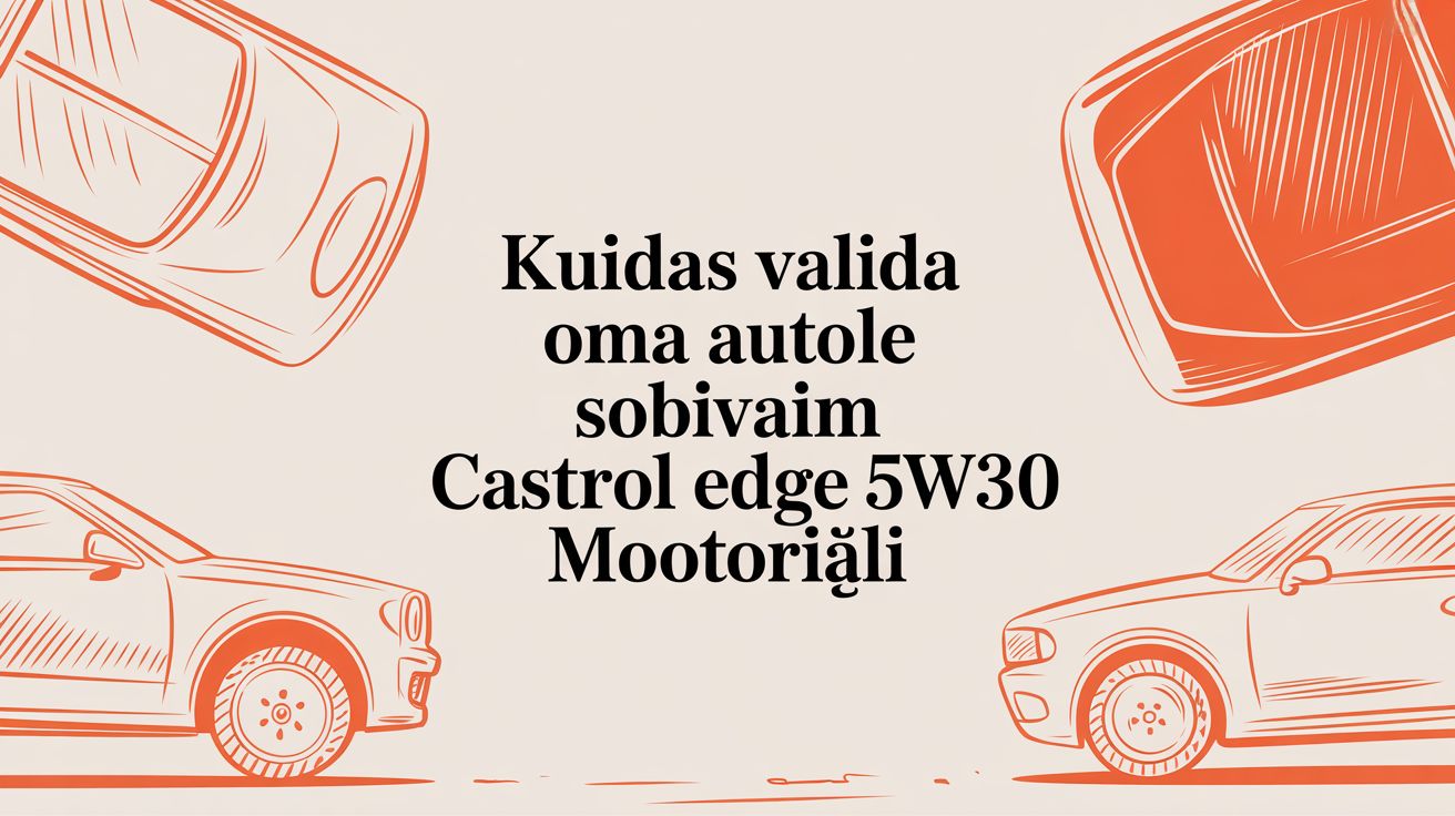 Kuidas valida oma autole sobivaim Castrol Edge 5w30 mootoriõli