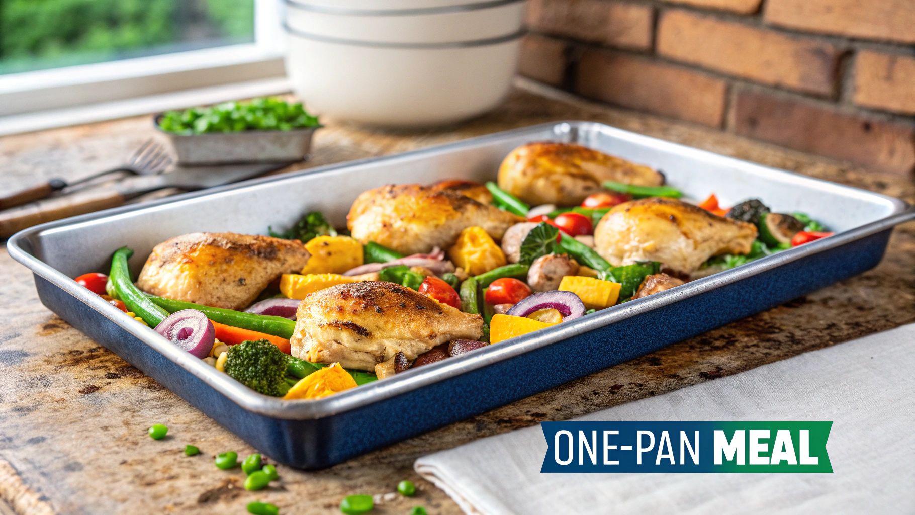 One-Pan Sheet Pan Chicken and Vegetables