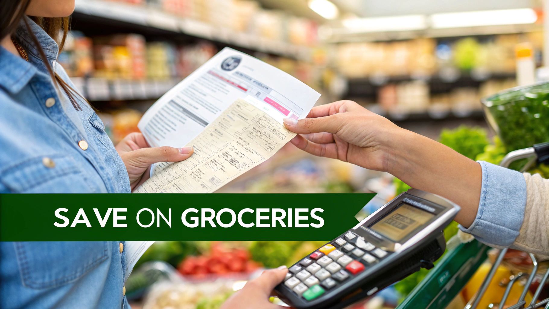 Organized shopping list by category