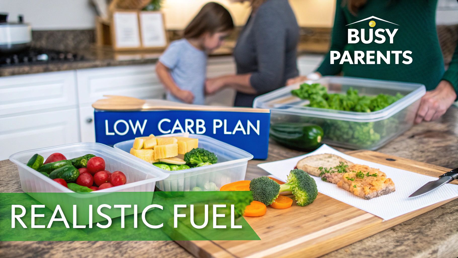 A Realistic Low Carb Diet Plan for Busy Parents