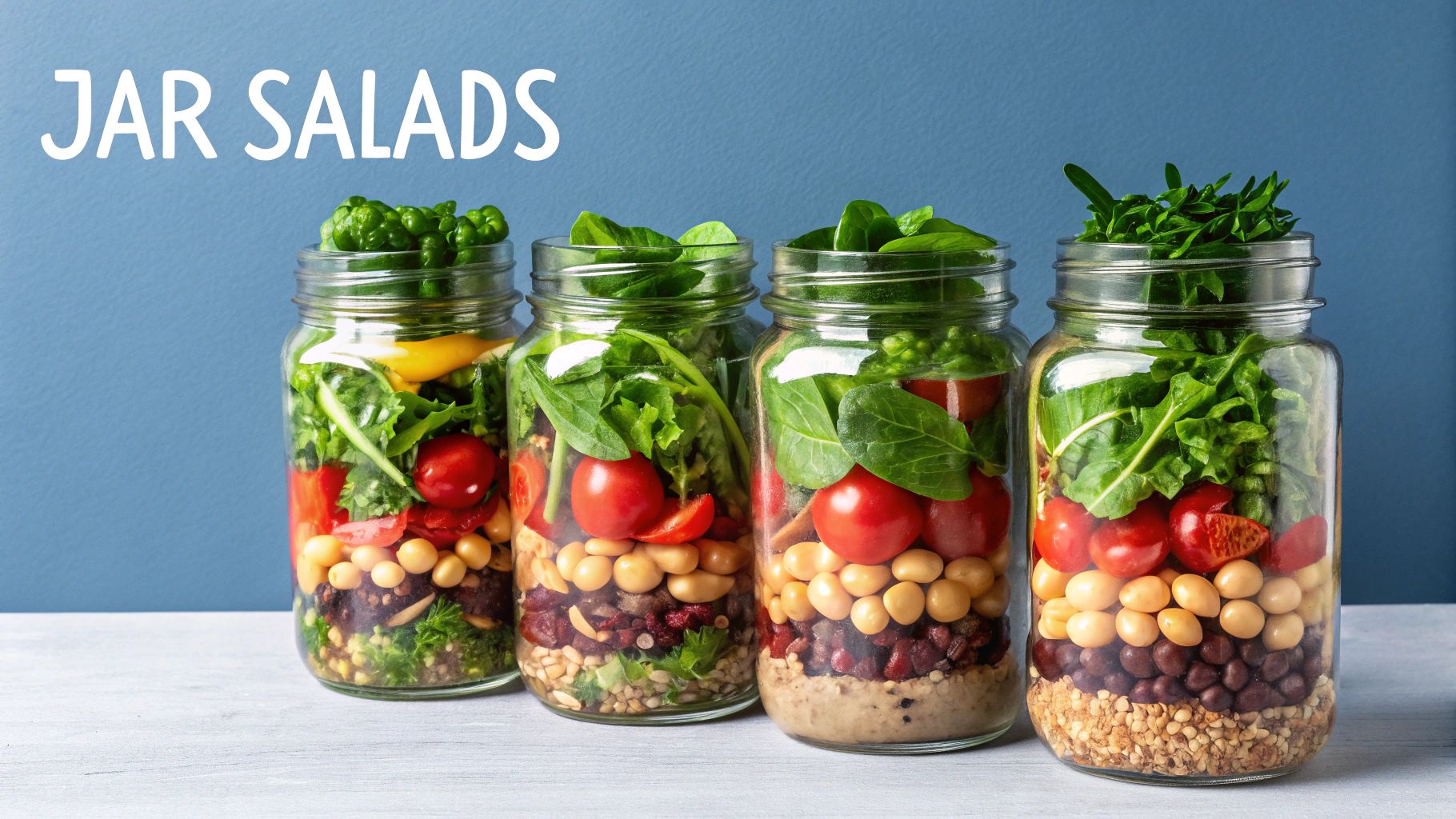Mason Jar Salad Prep