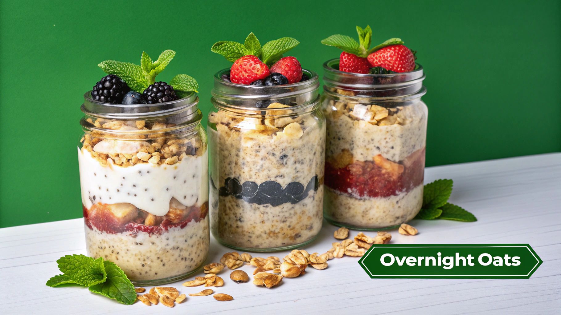 Mason Jar Overnight Oats