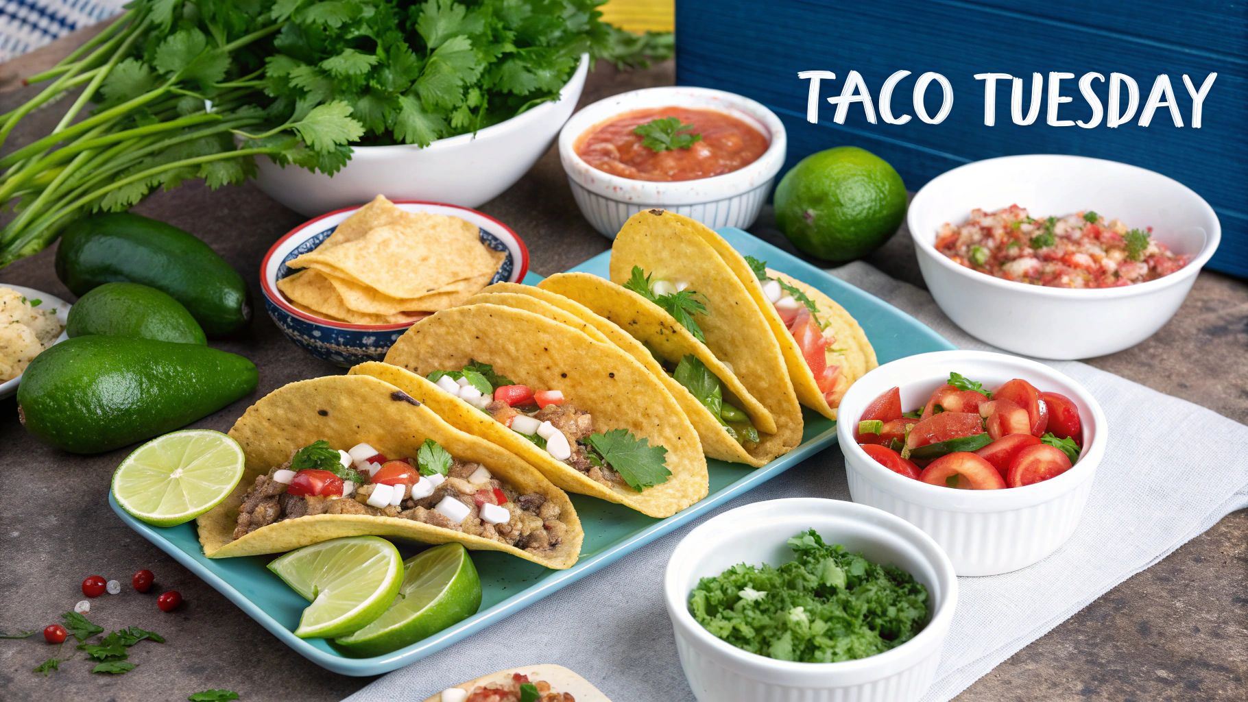 Taco Tuesday Bar Setup