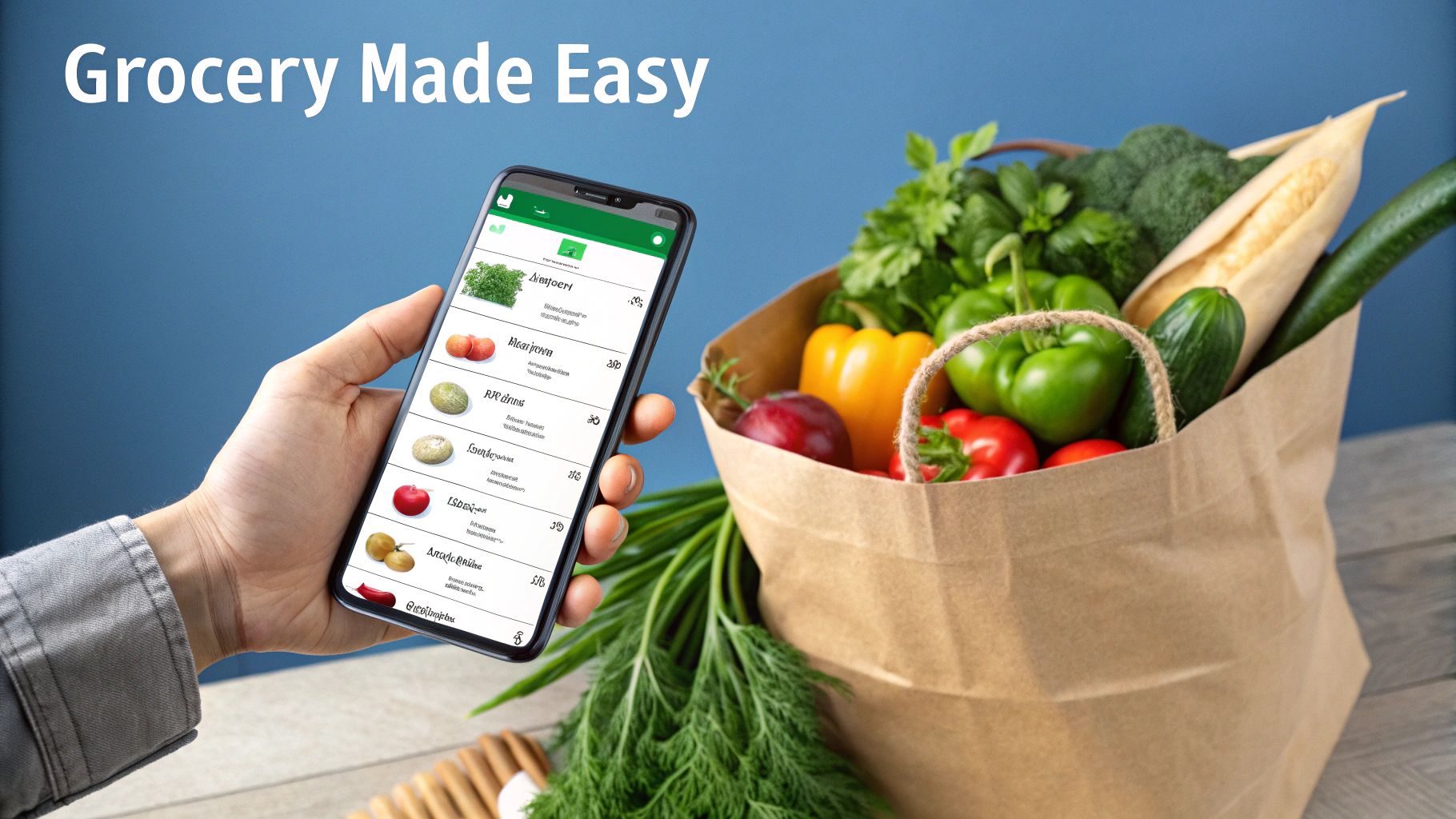 People at a grocery store choosing fresh vegetables for a meal prep session