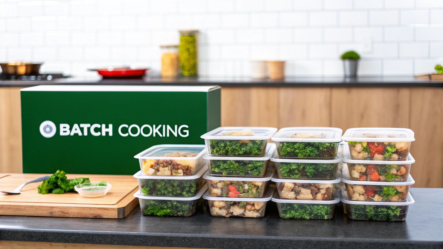 Grocery shopping list and fresh produce for simple meal planning