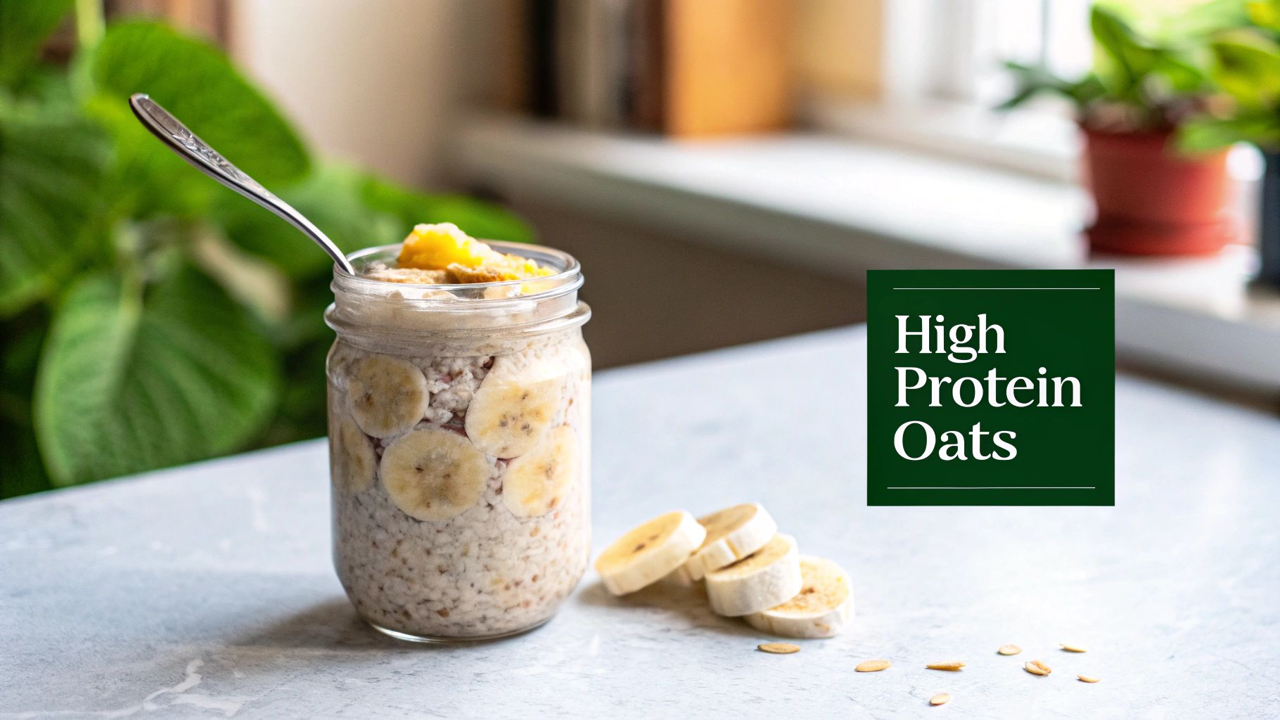 Overnight Oats with Protein Powder