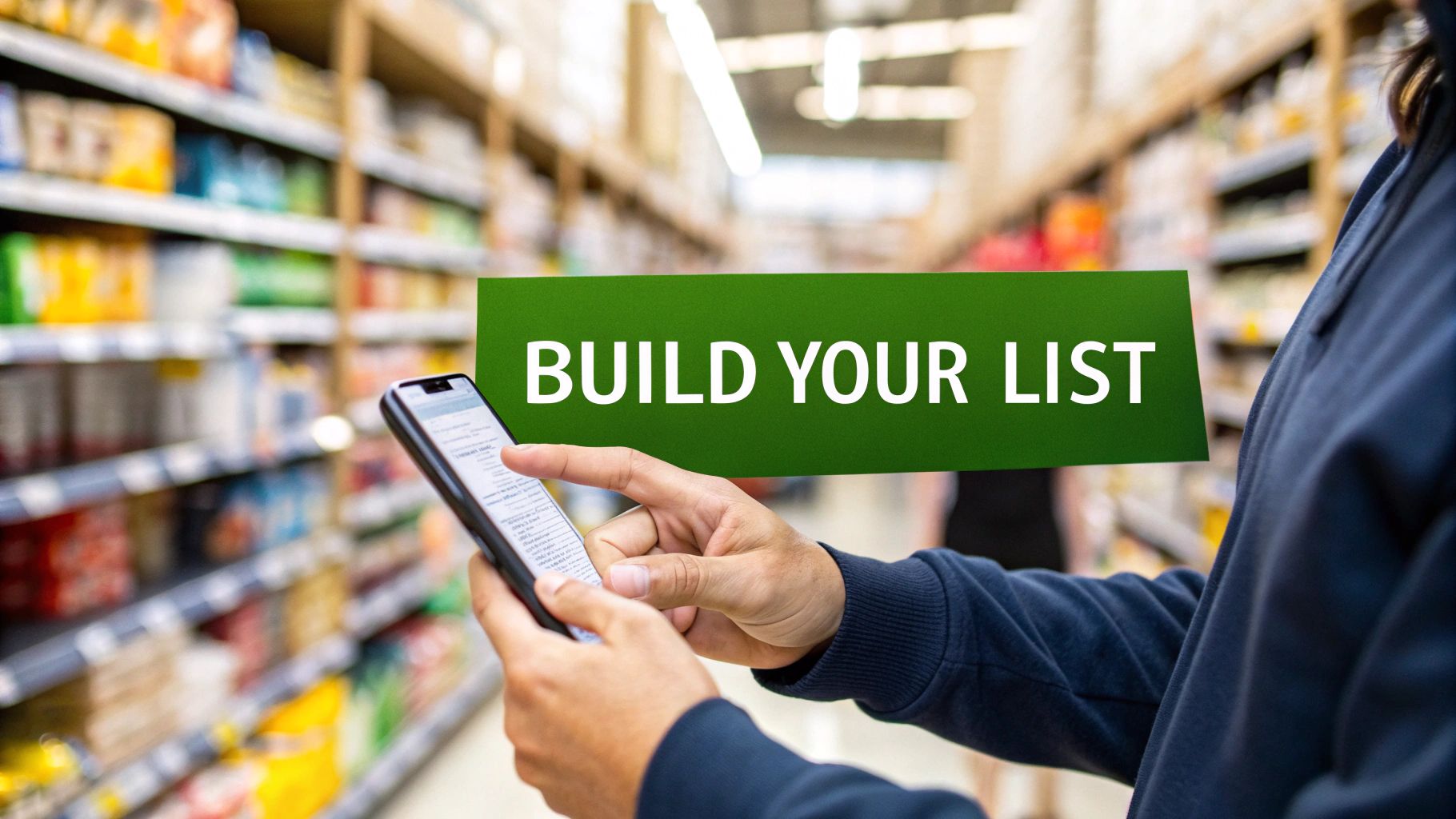 Organized grocery items on a kitchen counter