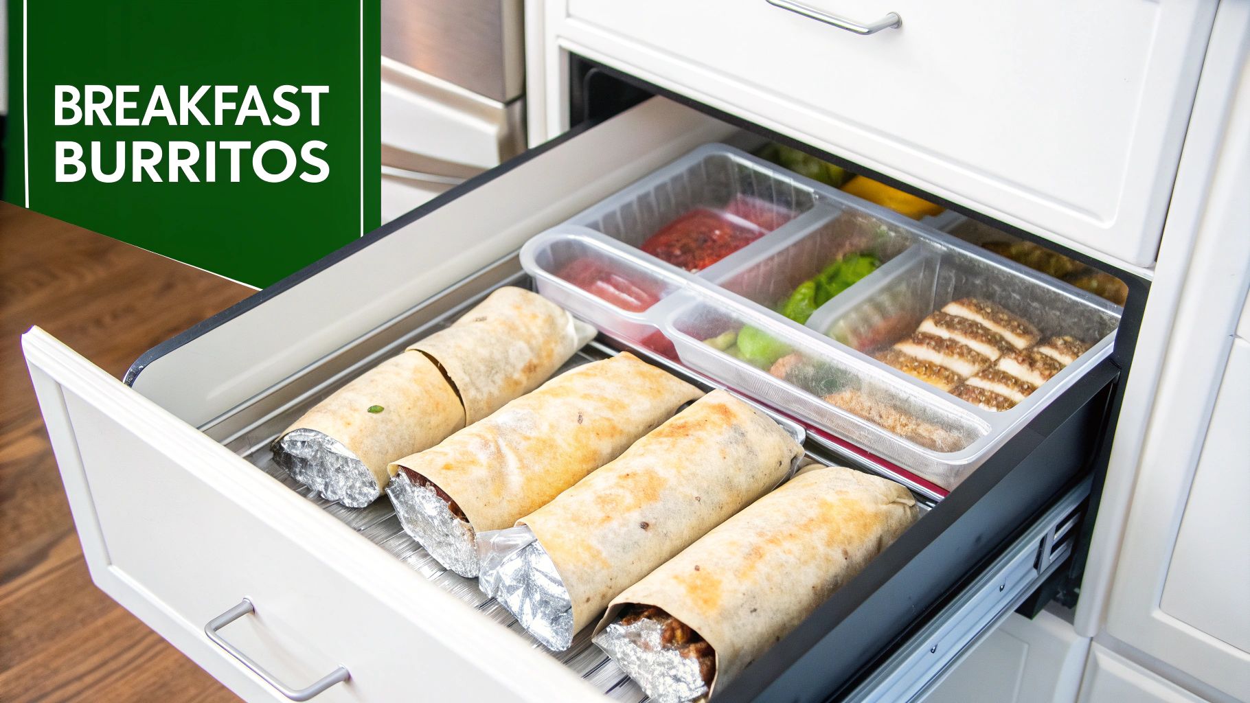 Freezer Breakfast Burritos