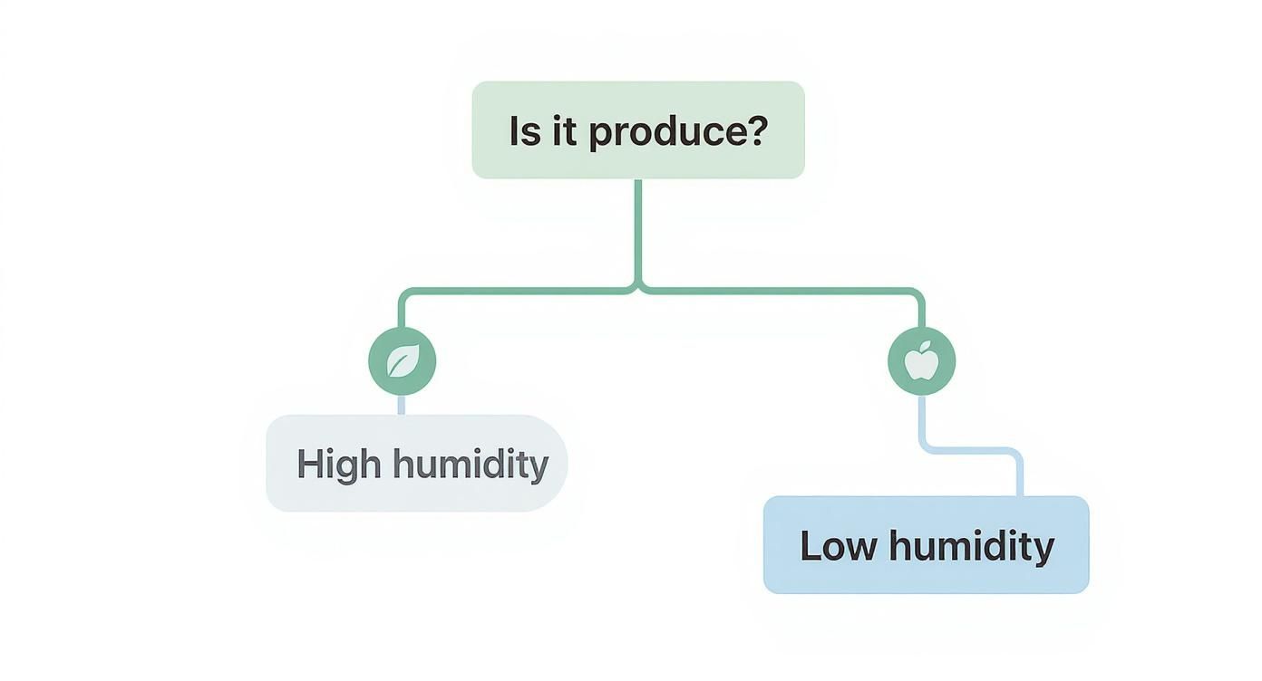 Infographic about how to keep produce fresh longer