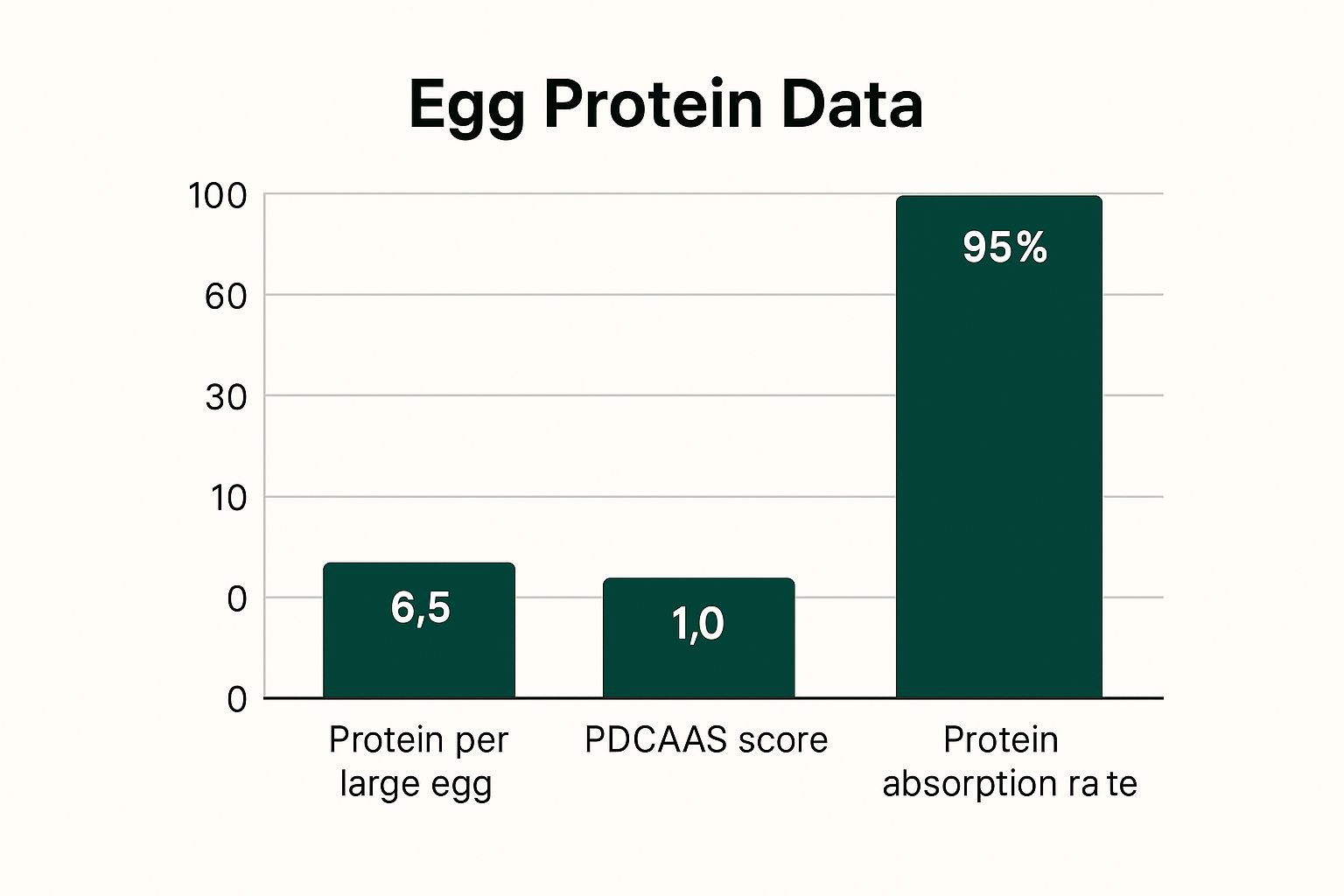 Infographic showing key data about Eggs