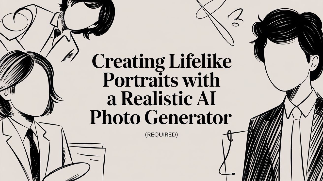 Creating Lifelike Portraits with a Realistic AI Photo Generator