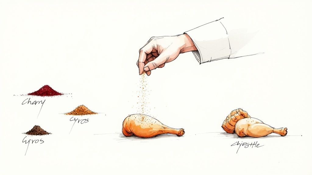 A vibrant spread of Smokey Rebel's signature spice blends in their distinctive cans.