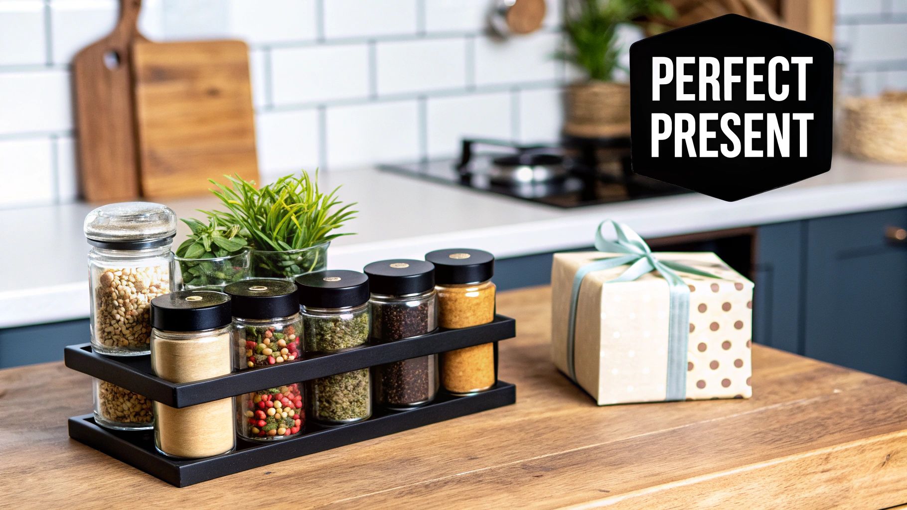 A collection of Smokey Rebel spice gift sets in craft can packaging, arranged neatly.
