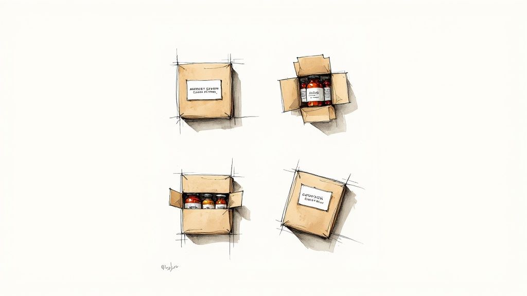 A collection of Smokey Rebel gift sets displayed attractively, showcasing the craft can packaging.