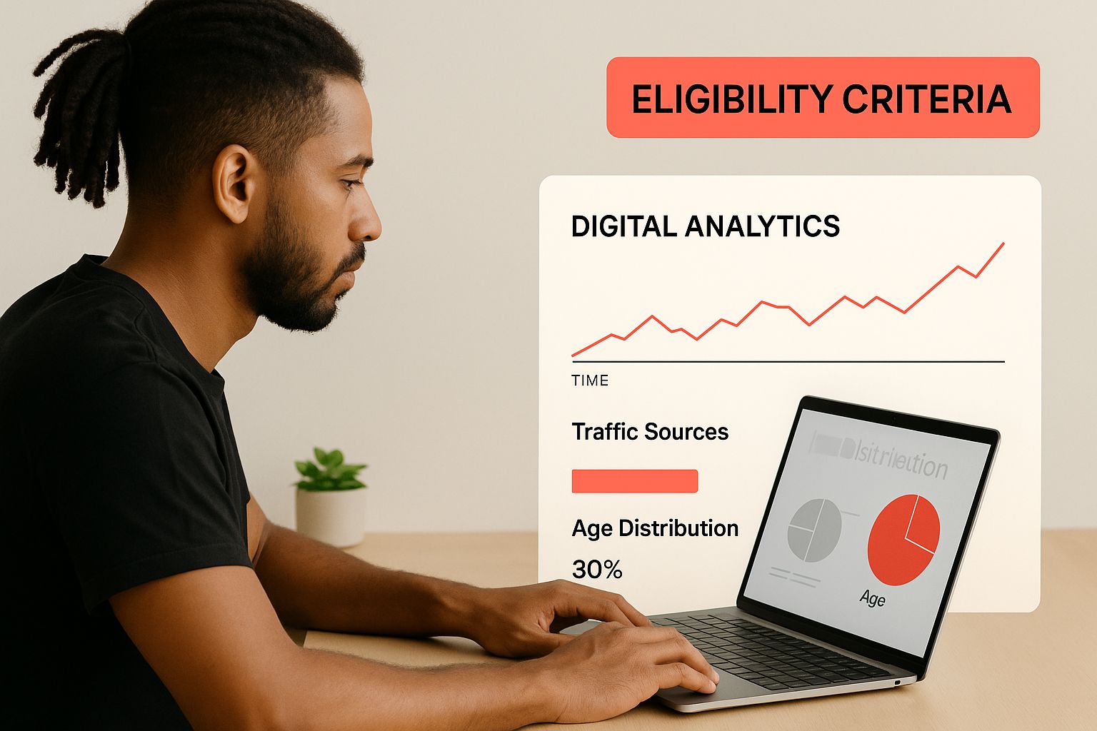 Infographic about tiktok monetization requirements