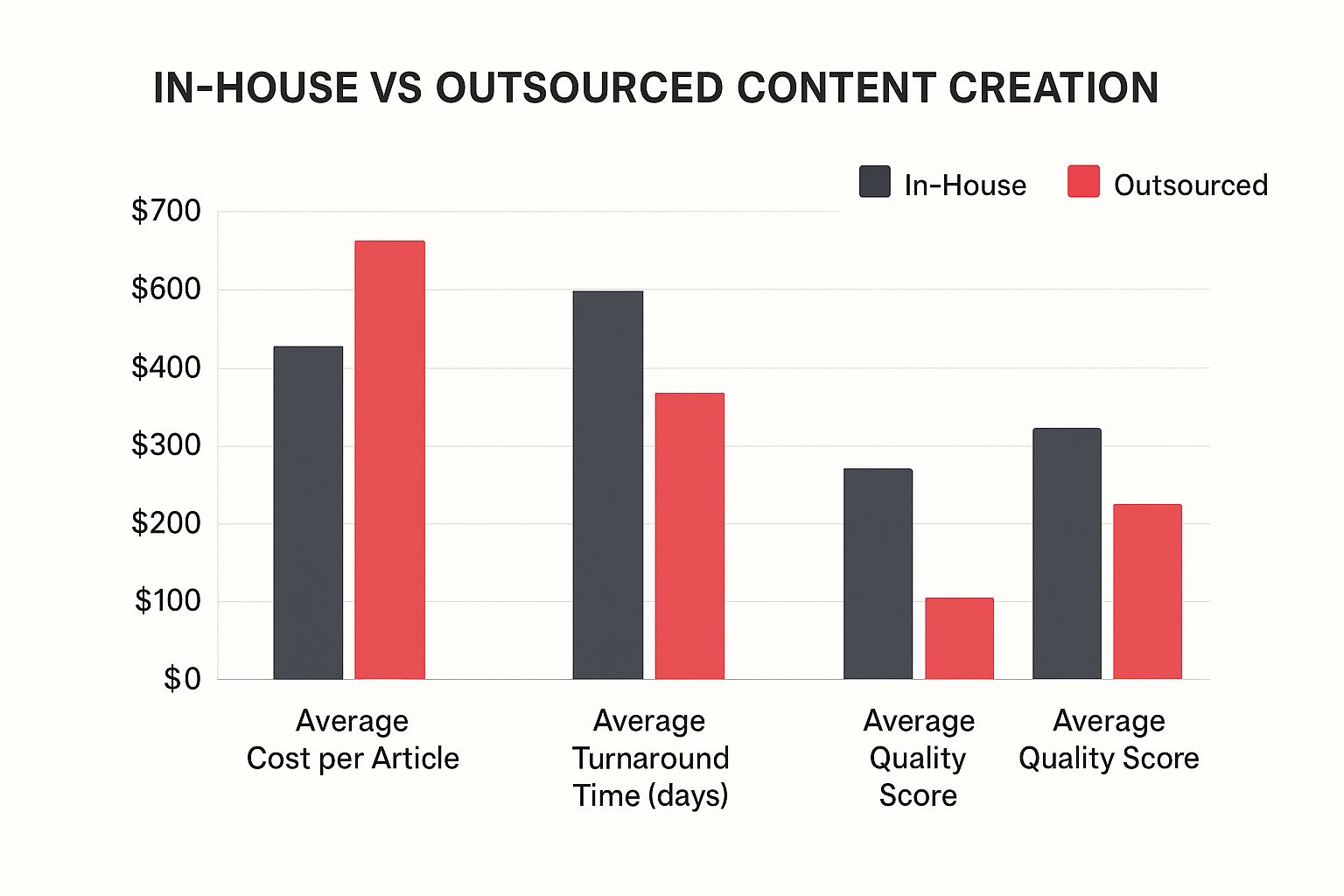 Content Outsourcing Growth by Region
