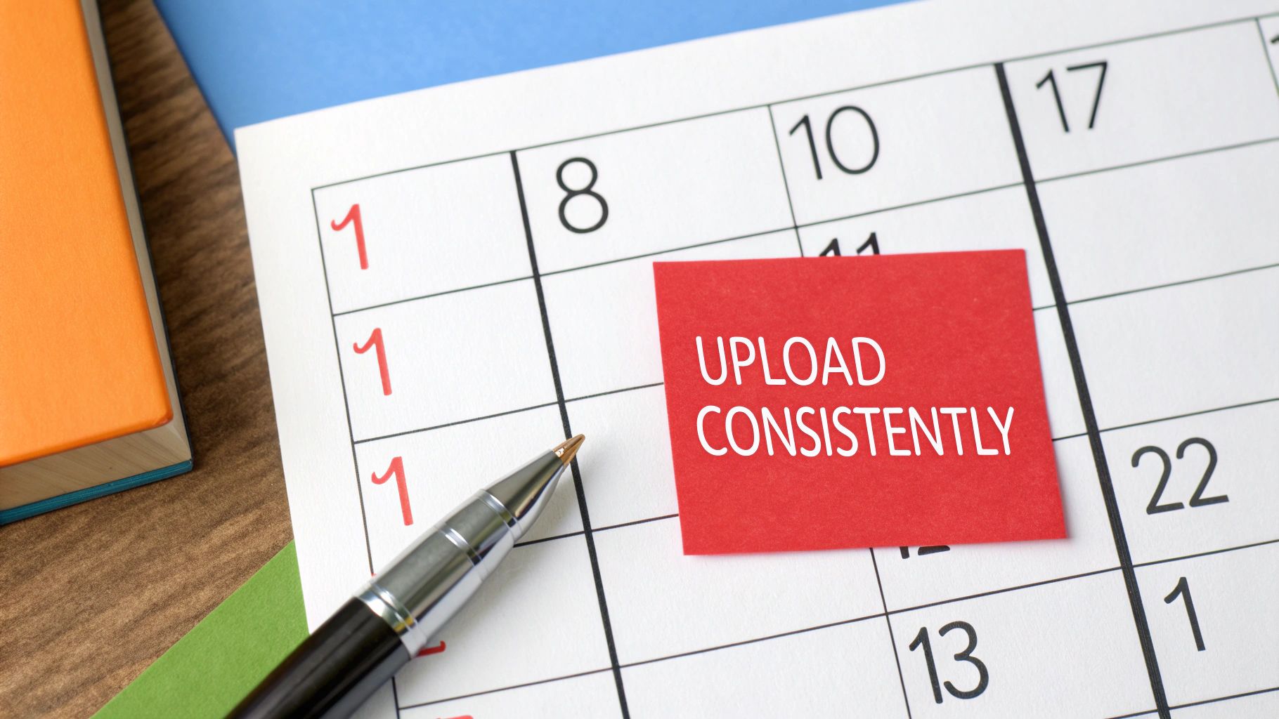 Maintain Consistent Upload Schedule