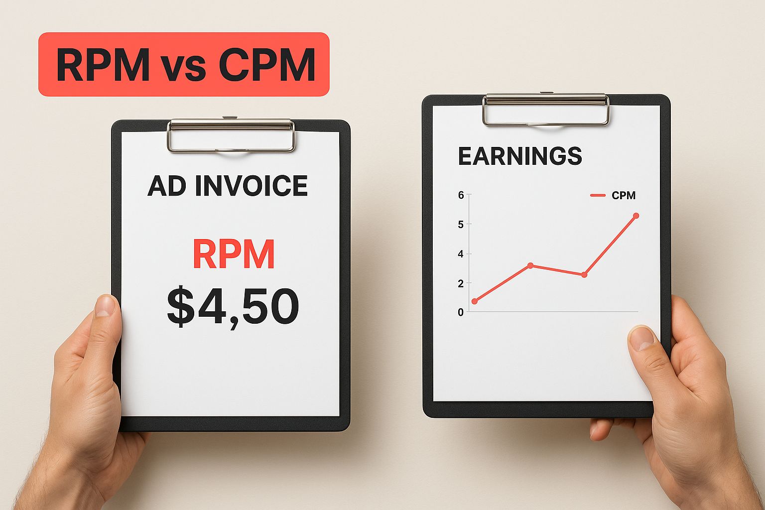 Infographic about what is rpm in youtube