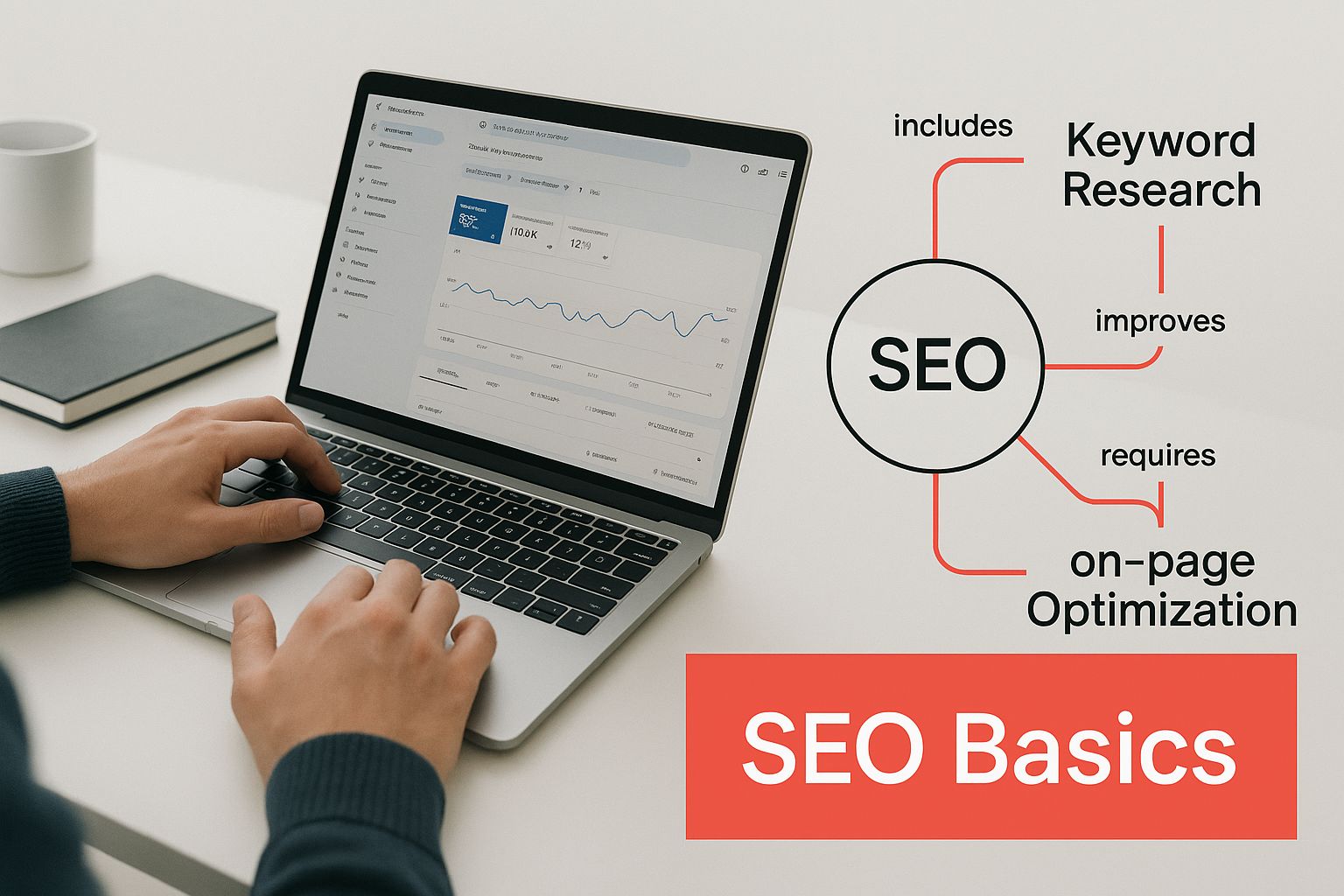 Infographic about digital marketing for beginners