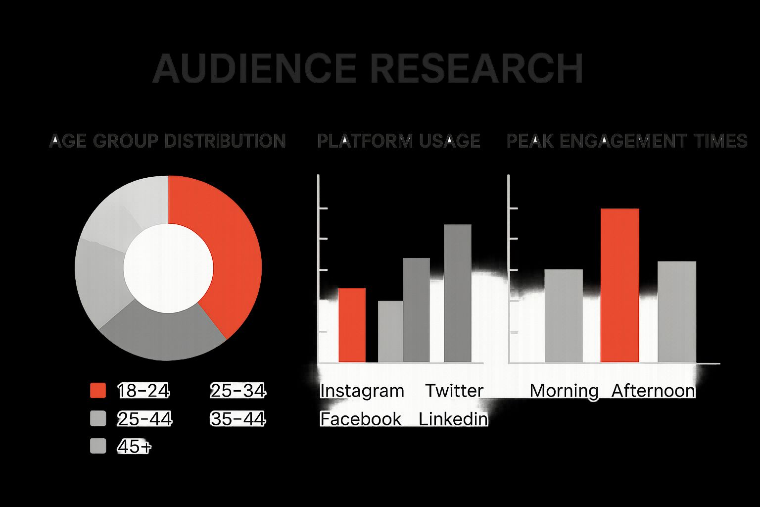 Infographic about social media content planning