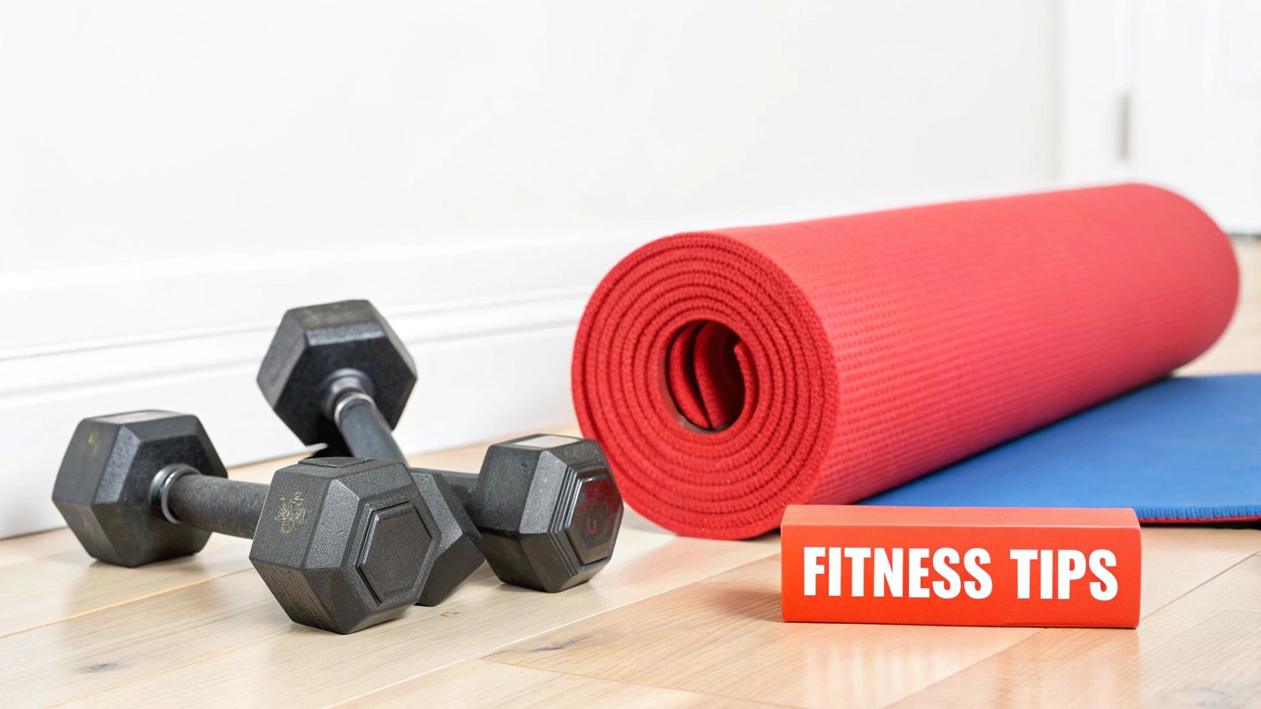 A person in athletic wear doing a plank exercise at home