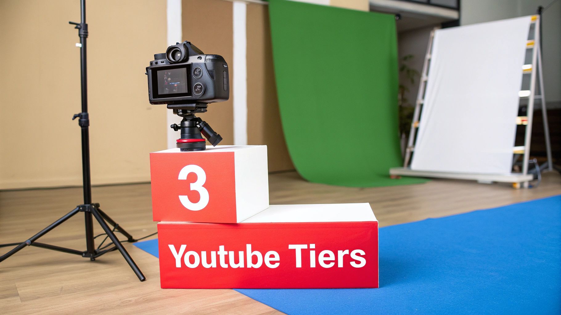 A split-screen view showing the user interface of TikTok on one side and YouTube on the other.