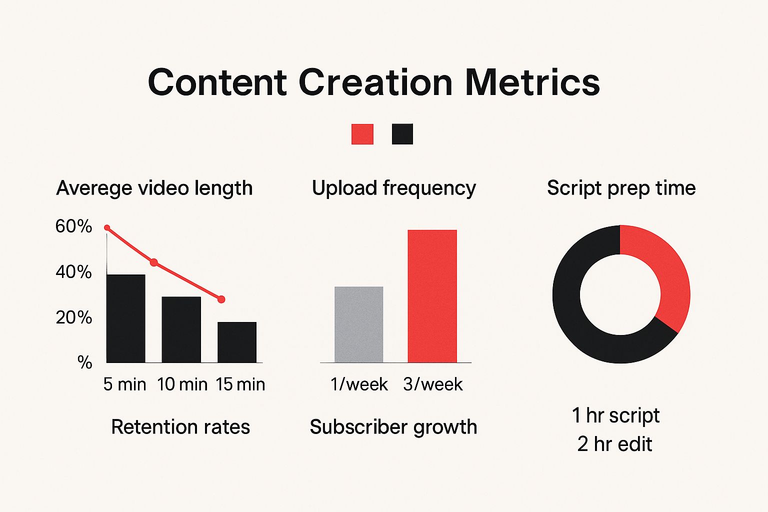 Infographic about creating a faceless youtube channel