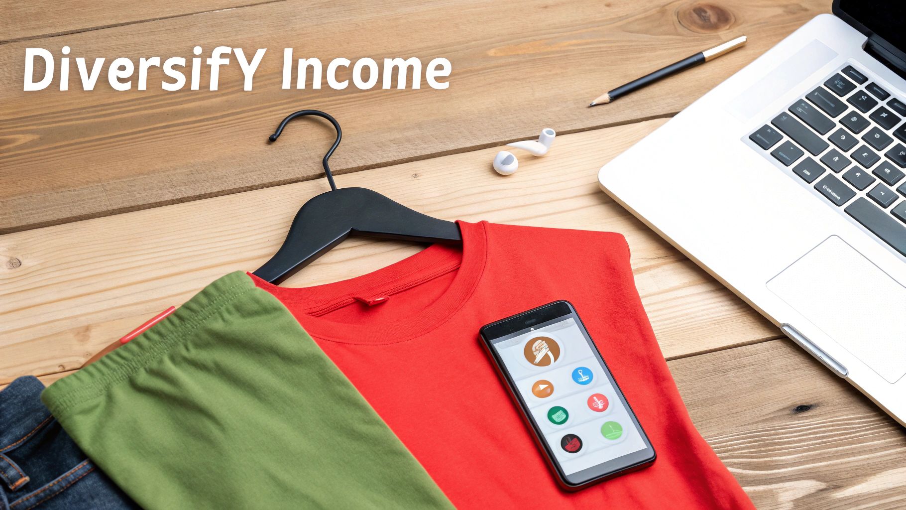 A person looking at a chart showing financial growth on a screen, illustrating YouTube earnings potential.