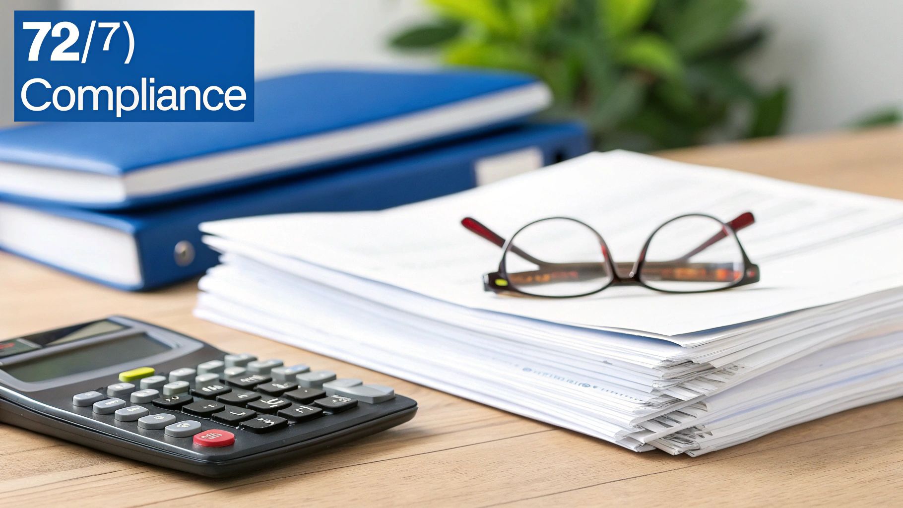 A person looking at a calendar, planning their early retirement with financial charts in the background.