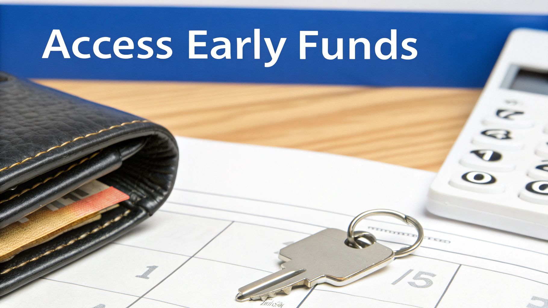 A key unlocking a piggy bank, symbolizing access to retirement funds.