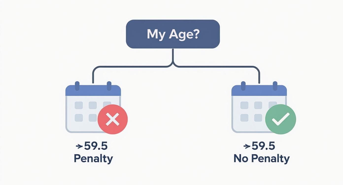 Infographic about can i withdraw money from my ira