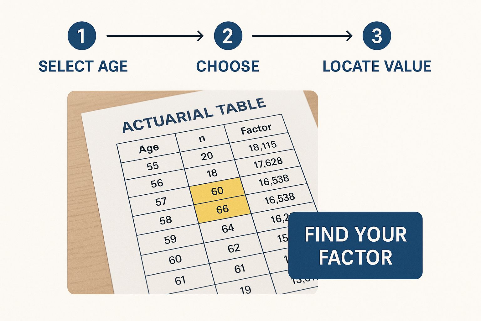 Infographic about joint life expectancy tables