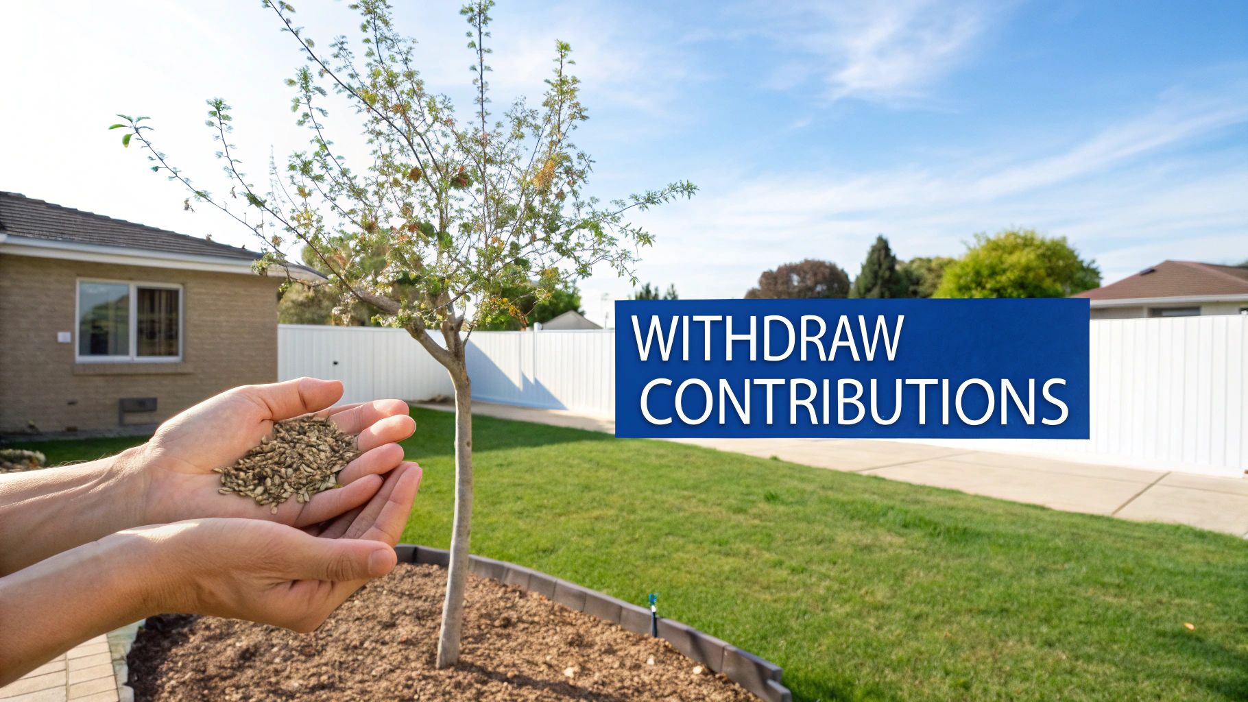 A person looking at a financial chart on a tablet, representing Roth IRA investment growth.