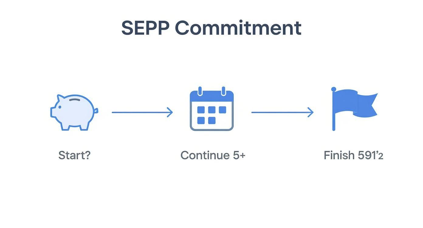 Infographic about avoiding 401k early withdrawal penalty