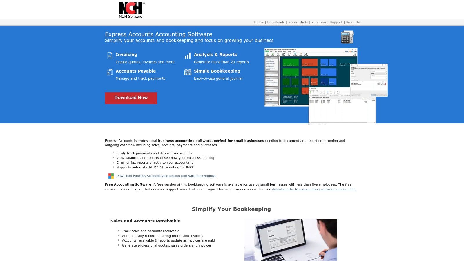 NCH Express Accounts