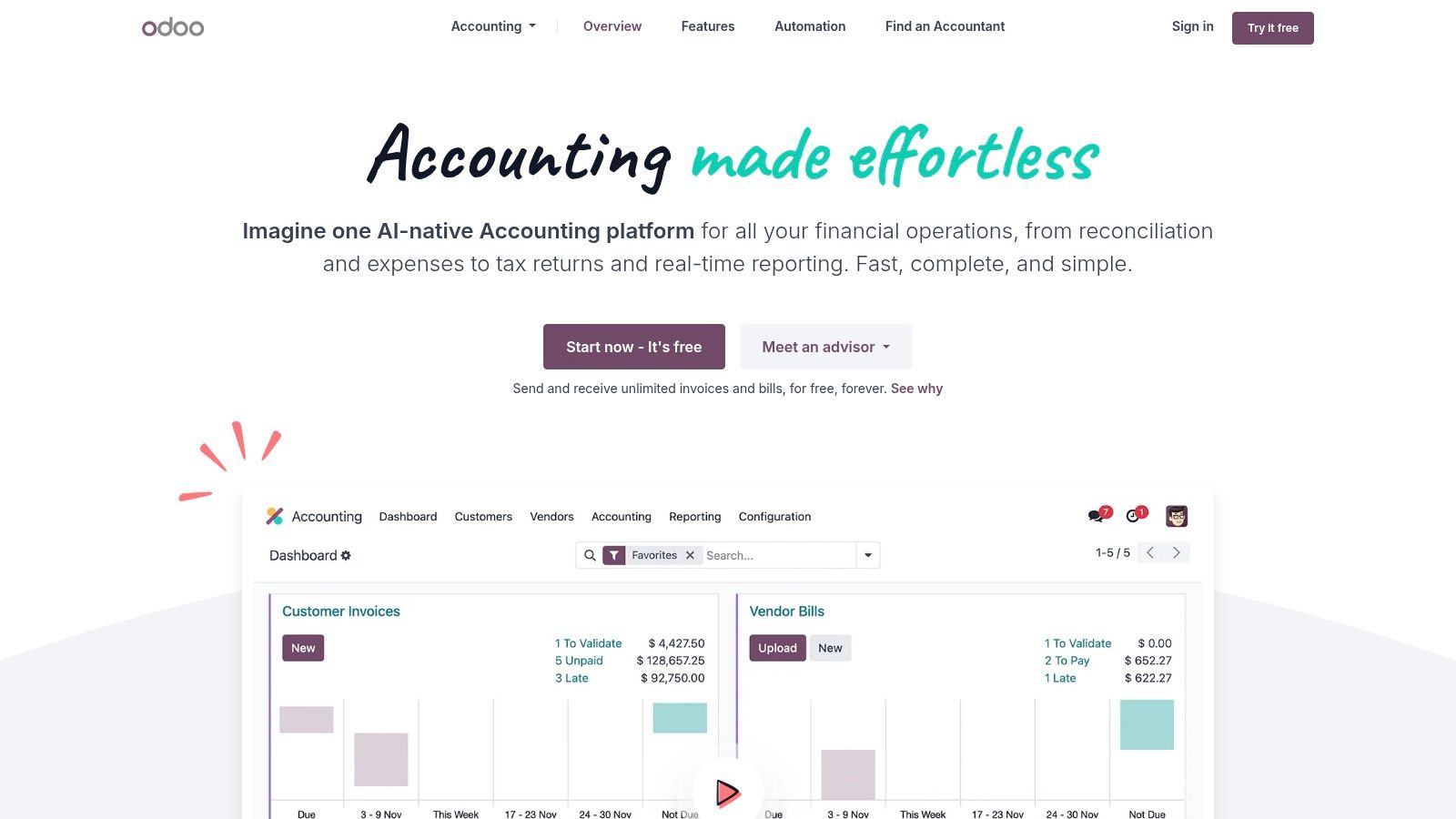 Odoo Accounting (One App Free)